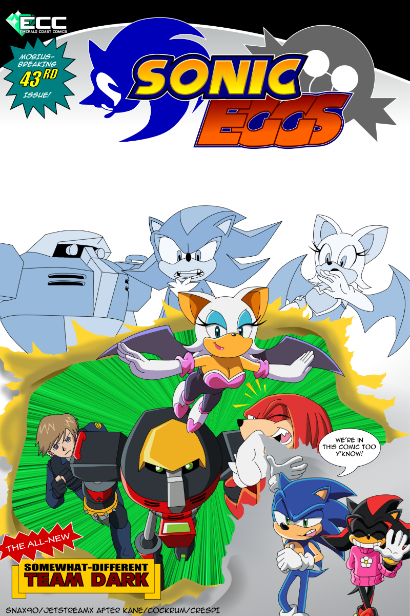Sonic Eggs 3 Cover Emerald Coast Comics Temp.